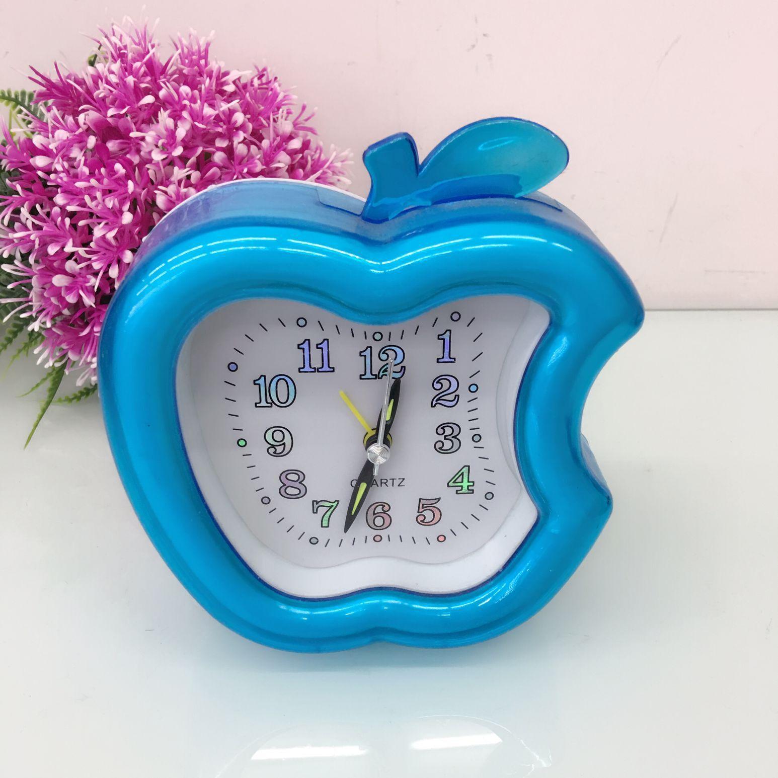 

Fashion student alarm clock Desktop clock Apple-shaped alarm clock