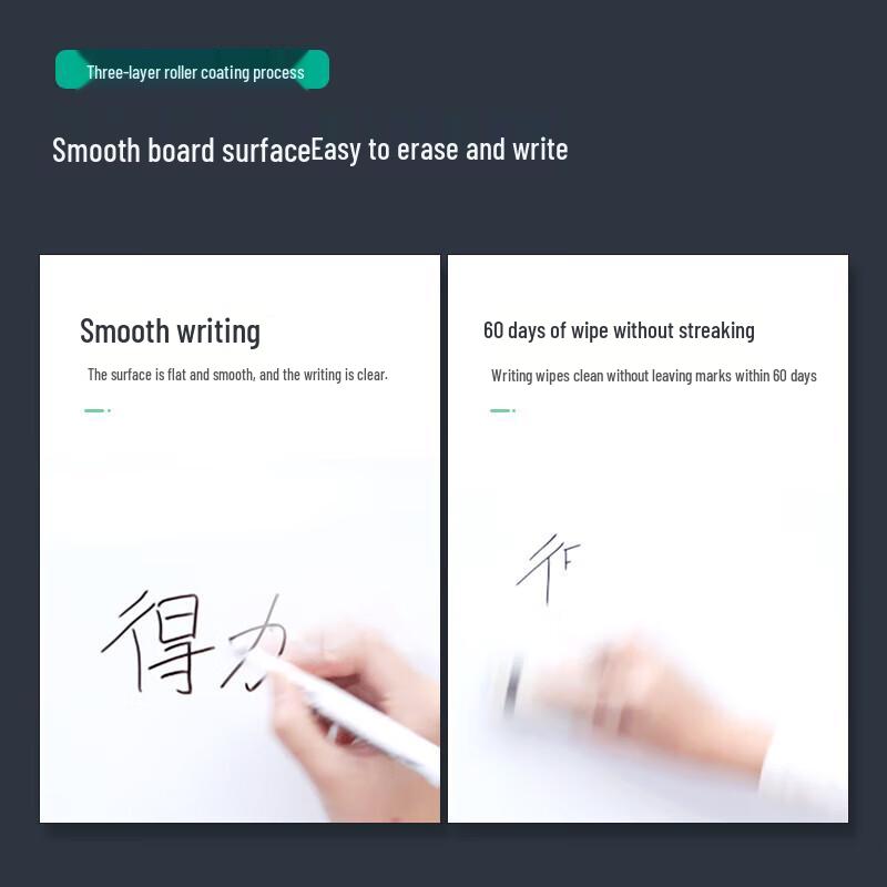 Deli 7883 H-Type Double-Sided Magnetic Whiteboard with Stand