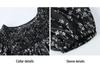 Plus Size Women's Floral Chiffon Dress: Salt-Sweet Autumn Style with Long Sleeves