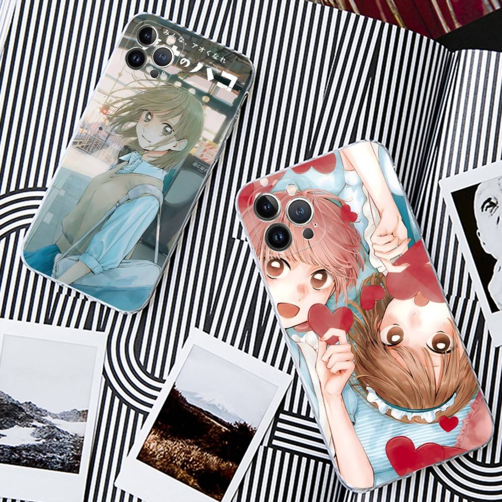 Anime B-Blue Box Phone Case For iPhone 17 16 14 11 12 13 15 Pro Max 14 Plus 17 Air Cover