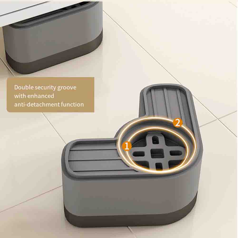 Waschmaschinenfußpolster Basis Höhe Ständer Verstellbar Leise Rutschfest Antivibration Basis Kühlschrank Feste Stützständer