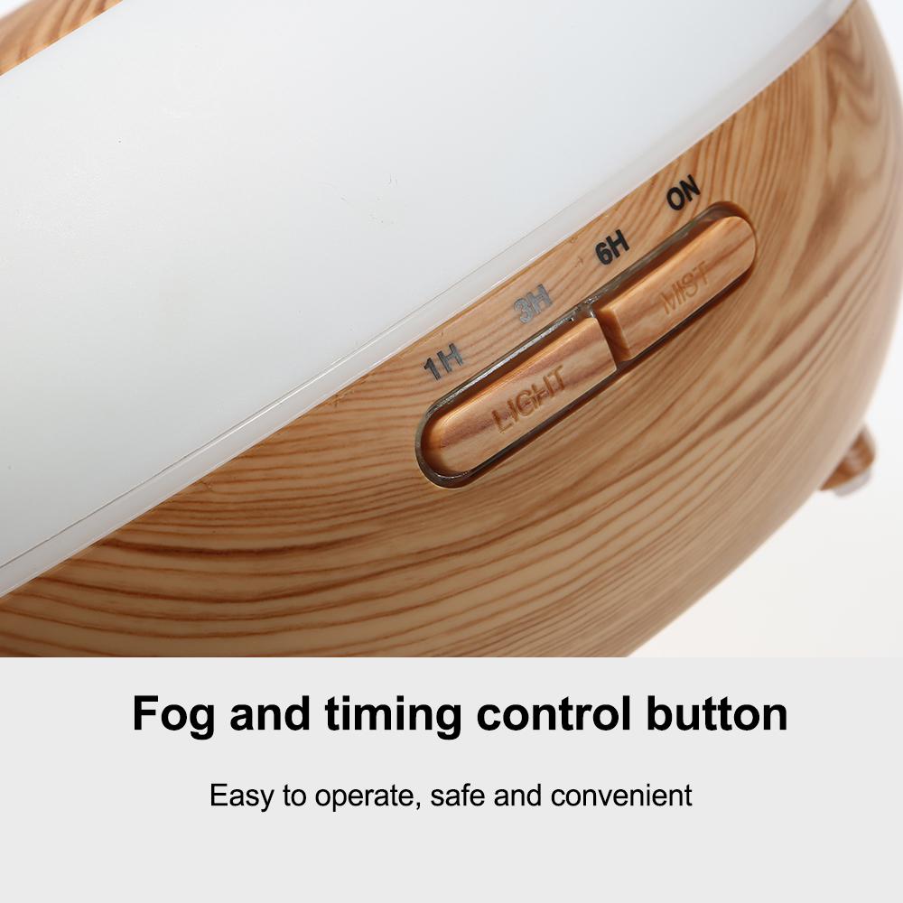 Chytrá Wifi bezdrátová LED noční lampa 400 ml zvlhčovač esenciálního oleje Aromaterapie mlha difuzér telefon