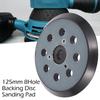 125mm 5 Inch Sander Pad 8-Holes 3 Nails Backing Sanding Disc Pad Hook Loop Sanding Pads for Electric Orbital Sander Polishing
