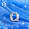 Spilla Alfabeto con Strass di Cristallo Elegante - Spilla da Bavero Unisex