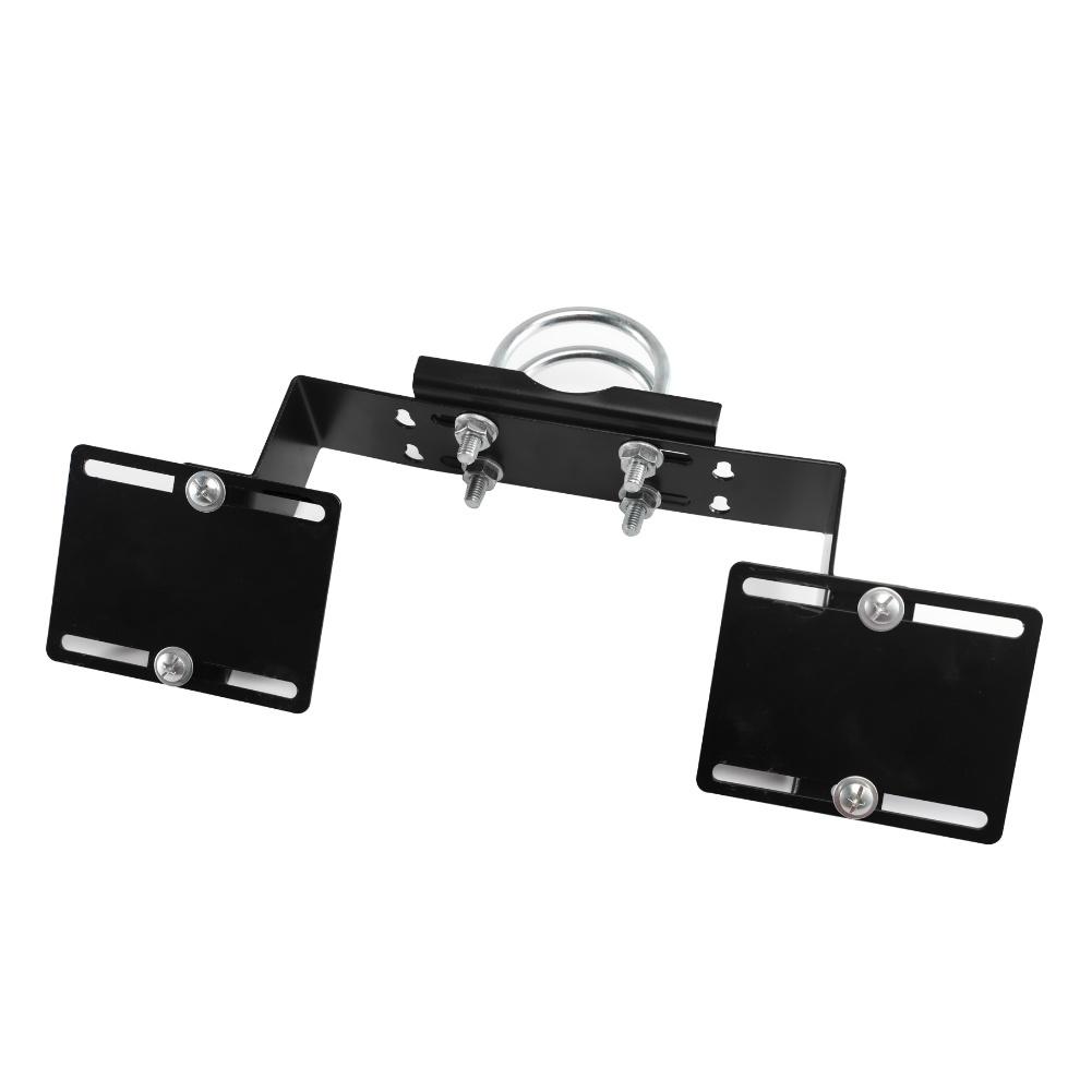 For Rural Solar Installations Solar Panel Bracket Material Steel Optimal Sun Capture 35-degree Tilt Secure Pole Mounting