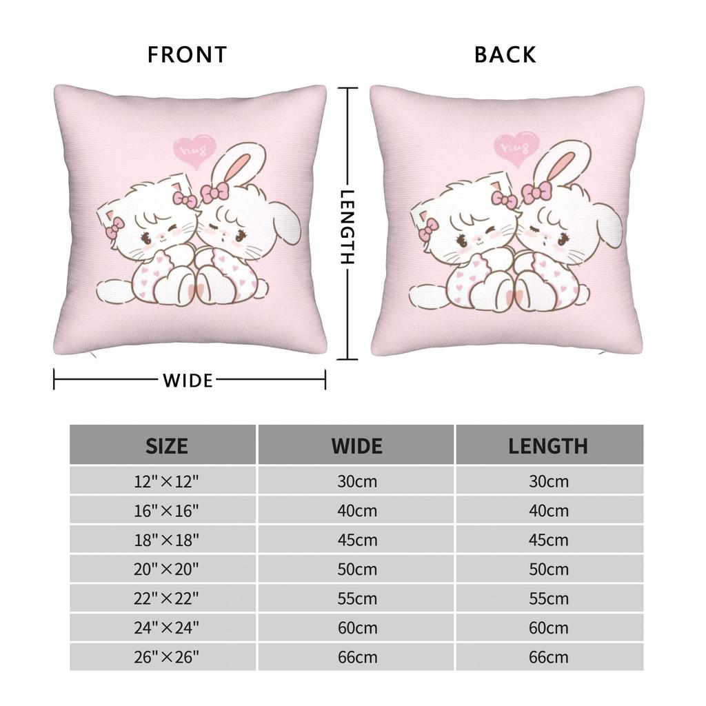 Mikkos Mousse Cartoon Square Pillow Case Polyester Cushions For Sofa Awesome Pillowcover Home Decor