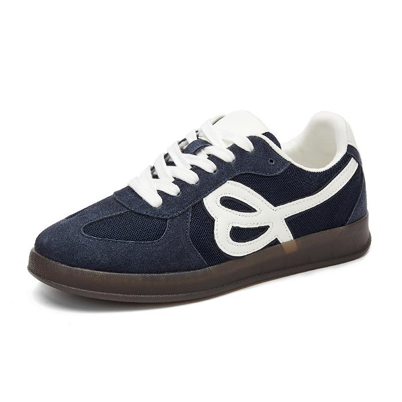 

Red German training shoes women s small thick-soled versatile breathable casual board shoes ins tide 35 темно-синього кольору