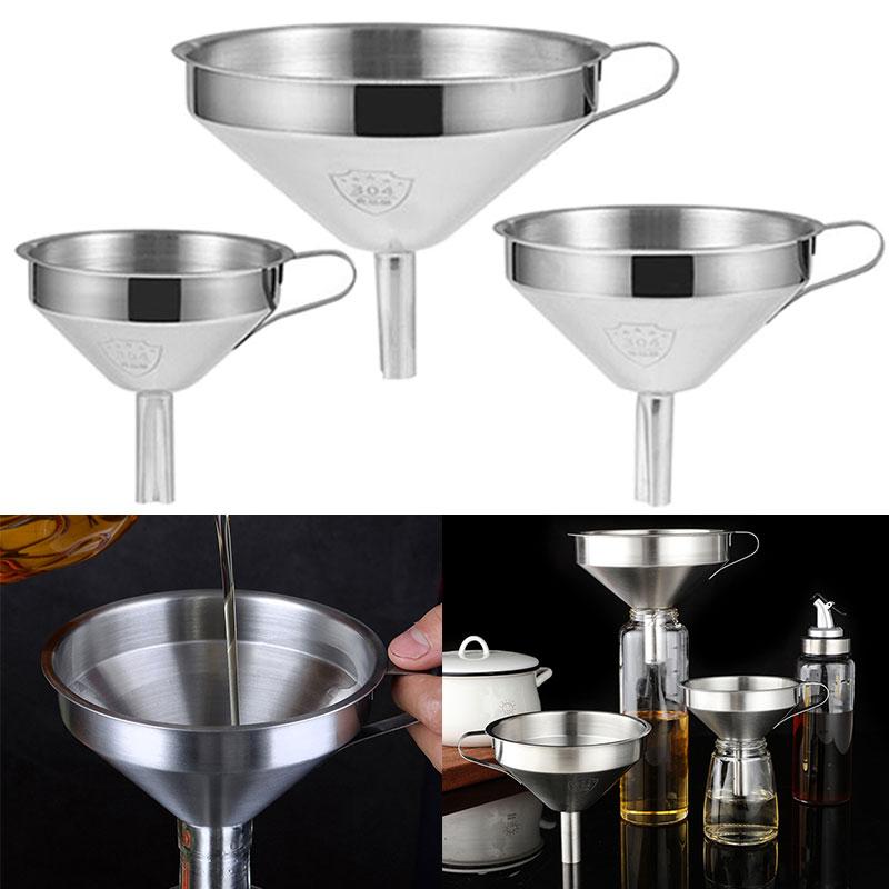 

Съемная сетчатая воронка из нержавеющей стали с широким горлышком, 3 размера