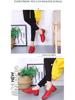 2024 Plus Size Korean Style Women's Mid-Heel Slip-On Leather Casual Shoes