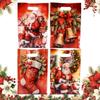 10/20/50pcs Christmas Gift Bags Santa Claus Candy Handheld Bags Christmas Decorations for Home 2026 Xmas Navidad Noel Gifts Pack