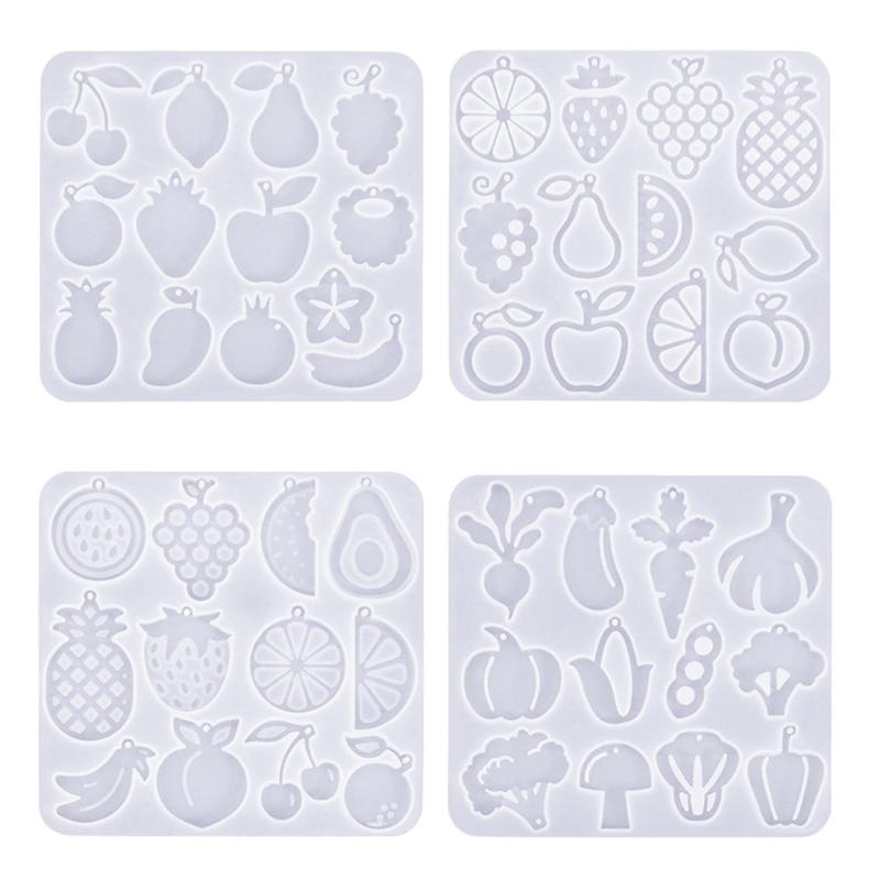 Earrings Silicone Molds Crafting Tools Silicone Pendant Moulds Keychain Mold Perfect Gift for Jewelry Making Enthusiasts