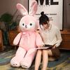 Internet Celebrity Long Legs Strawberry Bear Bow Tie Rabbit Strawberry Bear Doll Birthday Gift Cute Pillow Large Rag Doll