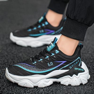 Herren Turnschuhe Outdoor Sport Mode Lässig Mesh Laufschuhe Bequem Tennis Schuhe Schnürung Trendige Laufschuhe Herren