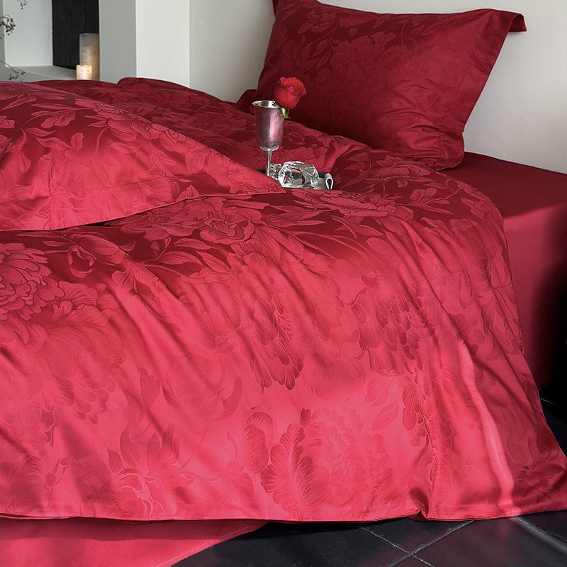 Elegant Luxury: Embroidered Long-Staple Cotton 4-Piece Bedding Set