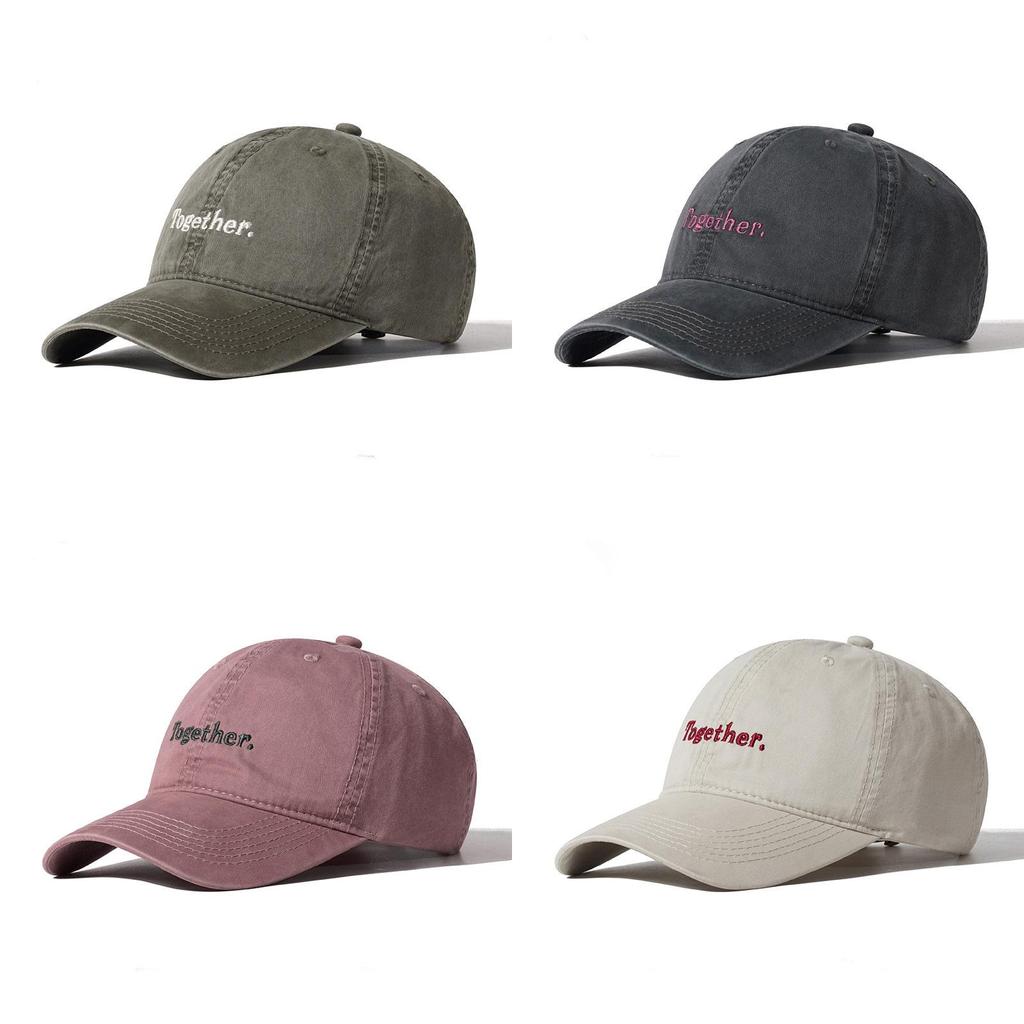 Spring Letter Baseball Cap For Ladies Casual Sun Protection Cotton Material