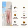 Portable Travel Clothes Hanger With Suction Pads Foldable ABS Rack For Showers Hotels Space Saving Storage Solution For Towels Bags