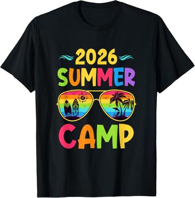 Camiseta a Juego para Grupo Familiar Campamento de Verano 2026 Vacaciones de Verano 2026