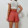 Comfortable Casual Fashion Women's Casual Pants High Waist Solid Color Red Shorts Summer Clothes Women 2026