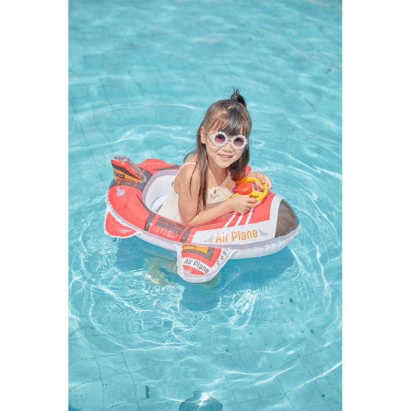 Babies Toddlers And Swimming Circle New Cartoon Airplane Inflatable Toys Water