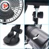 12V/24V 6" Powerful Car Van Fan Oscillating Window Dashboard Mount Cooling Cooler