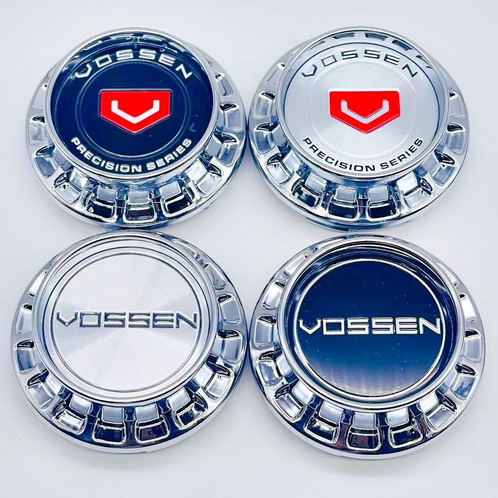 4pcs/Set 67mm Car Wheel Center Cap Hub Rim Cap For 45mm VOSSEN Styling Emblem Badge Sticker Styling Accessories