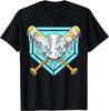 Baseball Drip For Boys Ice Cream Drip Youth Boys Baseball T-Shirt Unisex T-Shirt