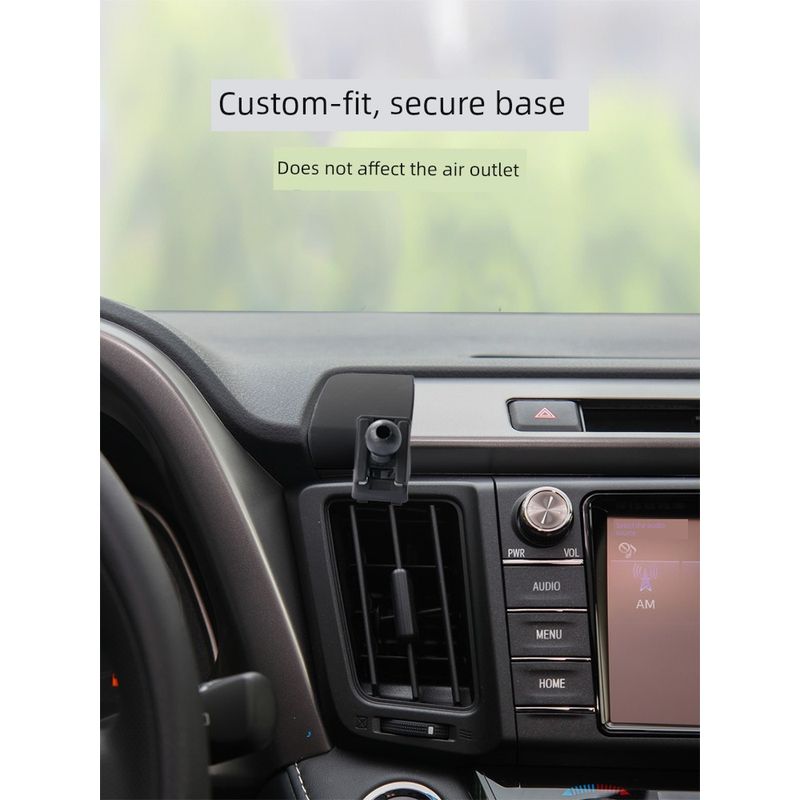 Applicable to Toyota 13-19 Old RAV4 Rong Phone Holder on-Board Bracket for Interior Modification Car Navigation Holder