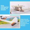 PP Electric Large Foam Biplane Glider with LED Light Flight Glider DIY Aircraft Model Toy