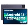 Android 13 Nettbrett VETOO V10 T616 8 12GB 128GB 1TB Widevine L1 FHD IPS 4G LTE Ansiktsdeling Trådløs Barnebeskyttelse 10,5 tommer, Pro, Kjerne, (6+6 Virtuell)