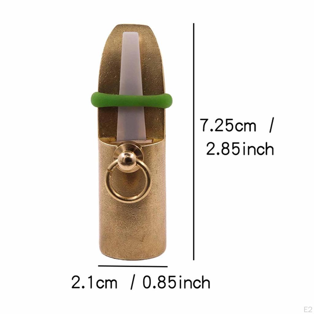Deer Call Easy To Carry Metal Multifunctional Professional Animal Whistle Brass for Emergencies