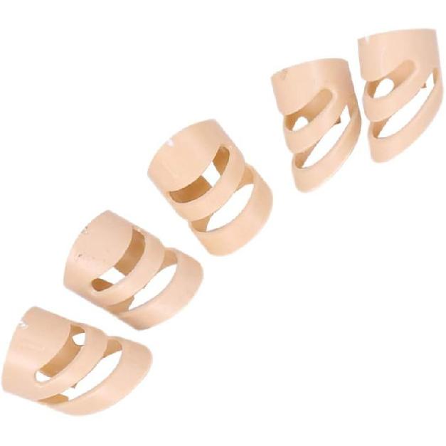 Gitarren-Fingerplektrum-Set Daumen-Fingerplektren Plektren Verstellbare Plektren für Akustikgitarre Bass Banjo Ukulele Verstellbare mittlere und große Gitarrenplektren,