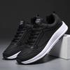 Fashion Running Shoes Waterproof Artificial Leather Sneakers Outdoor Sport Shoes Men Lightweight Walking Casual Sneakers for Men Black45