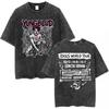 Yungblud IDOLS Album Tour  T Shirts Men Women Clothing Washed Vintage Short Sleeve Tshirts Oversized Casual Cotton Tshirt