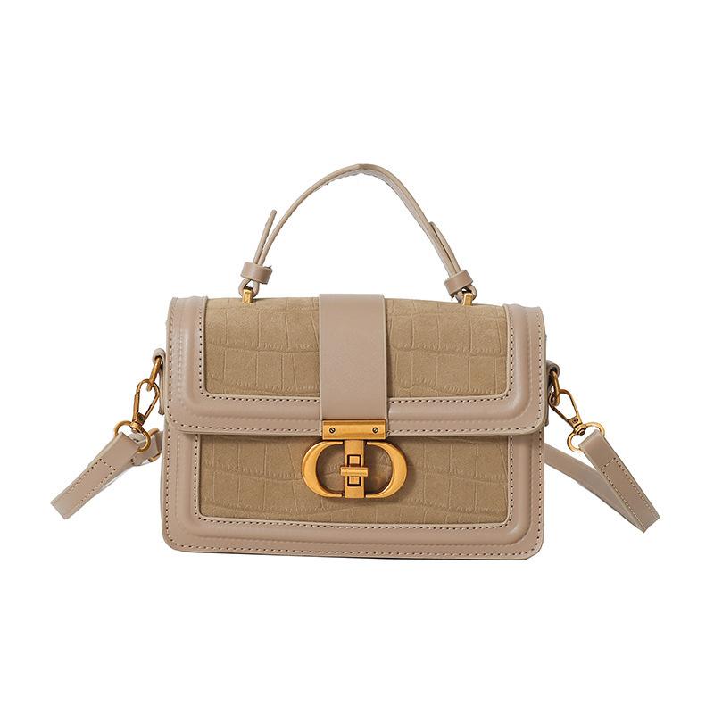 Bag Women's 2025 Spring New Women's Bag High-end Fashion Retro Small Square Bag Portable Small Bag Versatile Messenger Bag