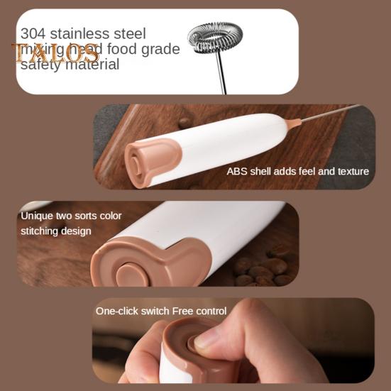 1 Set Elektromixer, batteriebetriebenes Backzubehör, effizient, nützlich, kompakter Griff, Aufschäumer, Shaker, Schläger für Restaurant