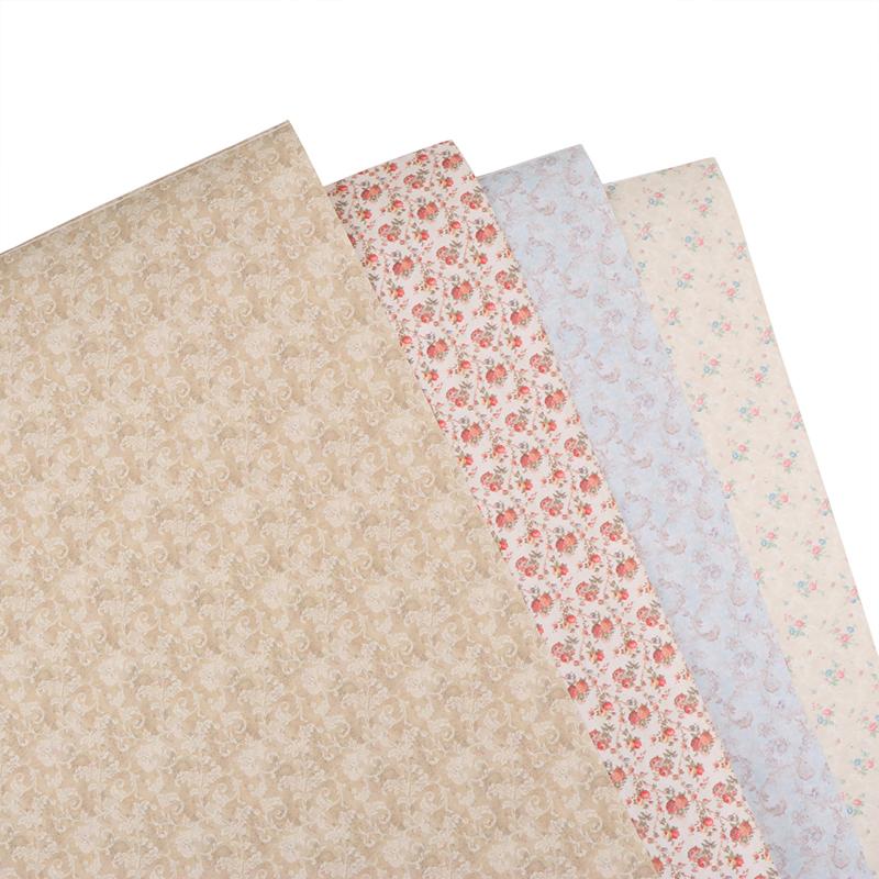 1 Meter 1/12 Dollhouse Printed Wall Paper Floor Covering Doll Home Background Sticker Decor Micro Scene Construction Props