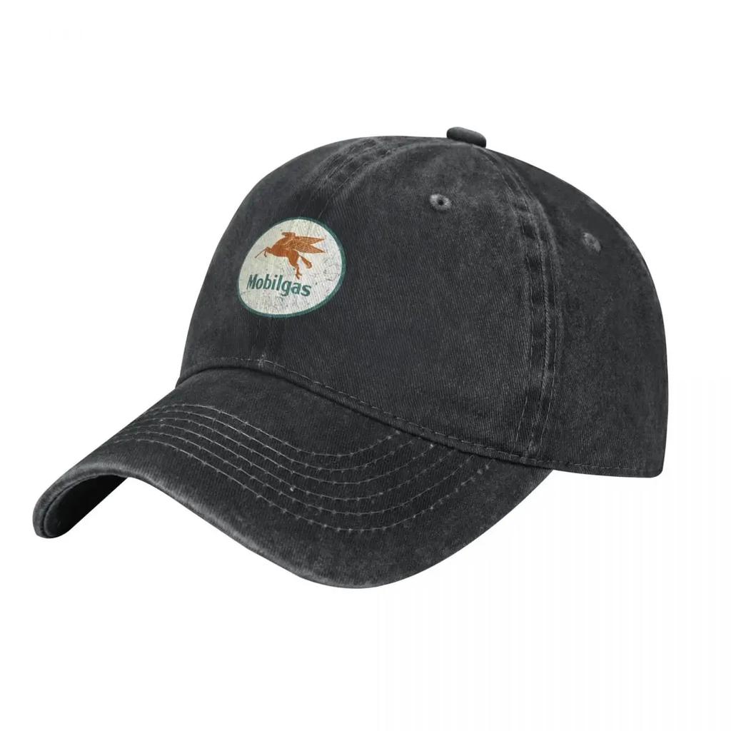 Mobilgas Vintage Mobil Oil Racing Baseball Cap black Brand Unisex cap Rave New In The Hat Trucker Hats For Unisex Womens