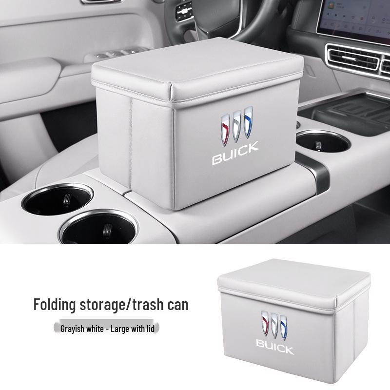 Folding Trash Can and Storage Box for New Buick Envision Plus/GL8/E5s/GS