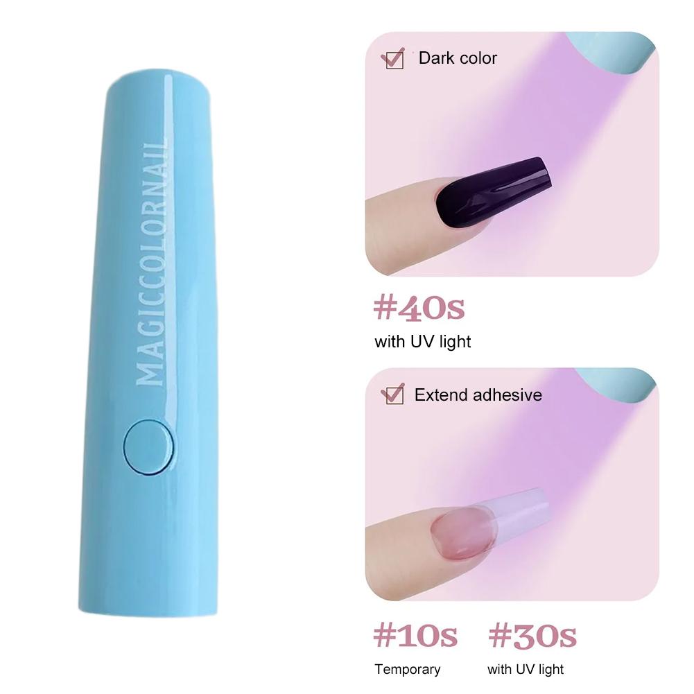 Thumb Light Nail Straight Light Handheld Small Portable Rechargeable Quick Drying Mini Phototherapy Lamp For Home Use
