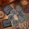 King Solomon Jupiter Amulet Coin - 14 Model Commemorative Alloy Collection for Ritual & Meditation
