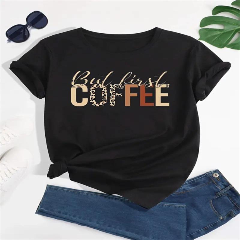Summer New Women's Fashionable Casual Home Commuting Versatile Round Neck Short Sleeved T-shirts