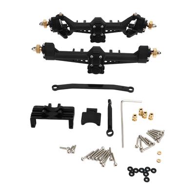 RC Car Front Rear Portal Axle Kit Plastic Housing Heightened Front Rear Axle Assembly Set for 1 24 for Axial SCX24