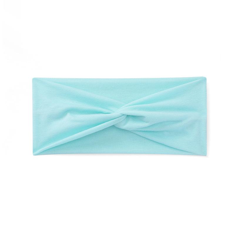 Yoga Sports Headband Elastic Non-slip Wide Headband Candy Color Headband Exercise Running Sweat-absorbent Women's Headband