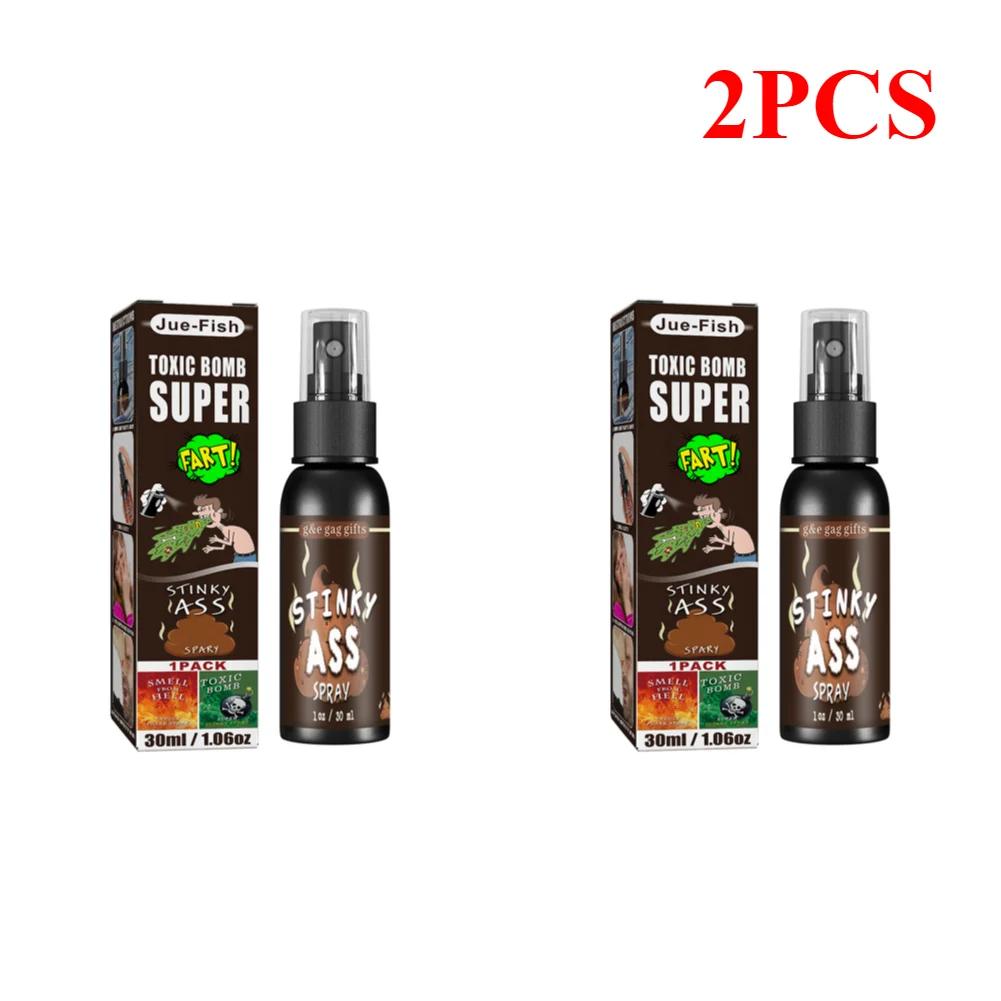 30ML Liquid Fart Spray Can Stink Bomb Ass-Smelly Stinky Gas Crap Gag Prank Non Toxic Smells Novelties Toy Joke Party Supplies