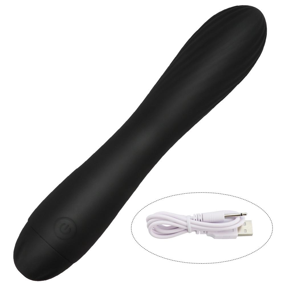 10-Mode USB Rechargeable Silicone Vibrator with Heating and Silent Massage