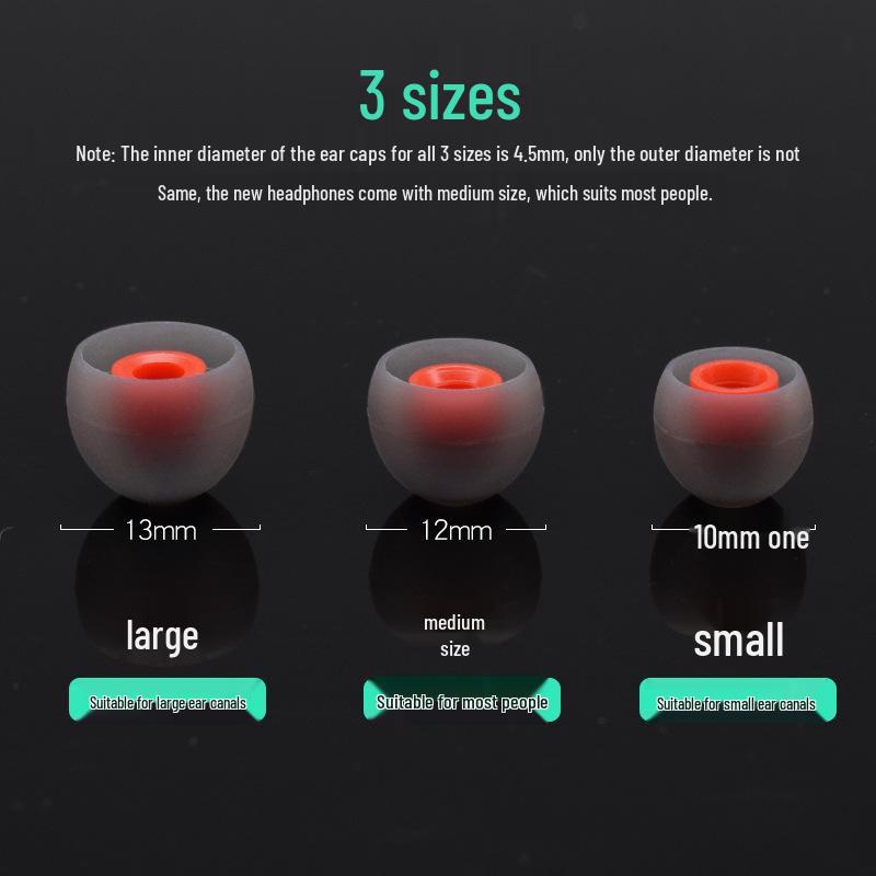 Universal Silicone Anti-Slip In-Ear Earphone Covers