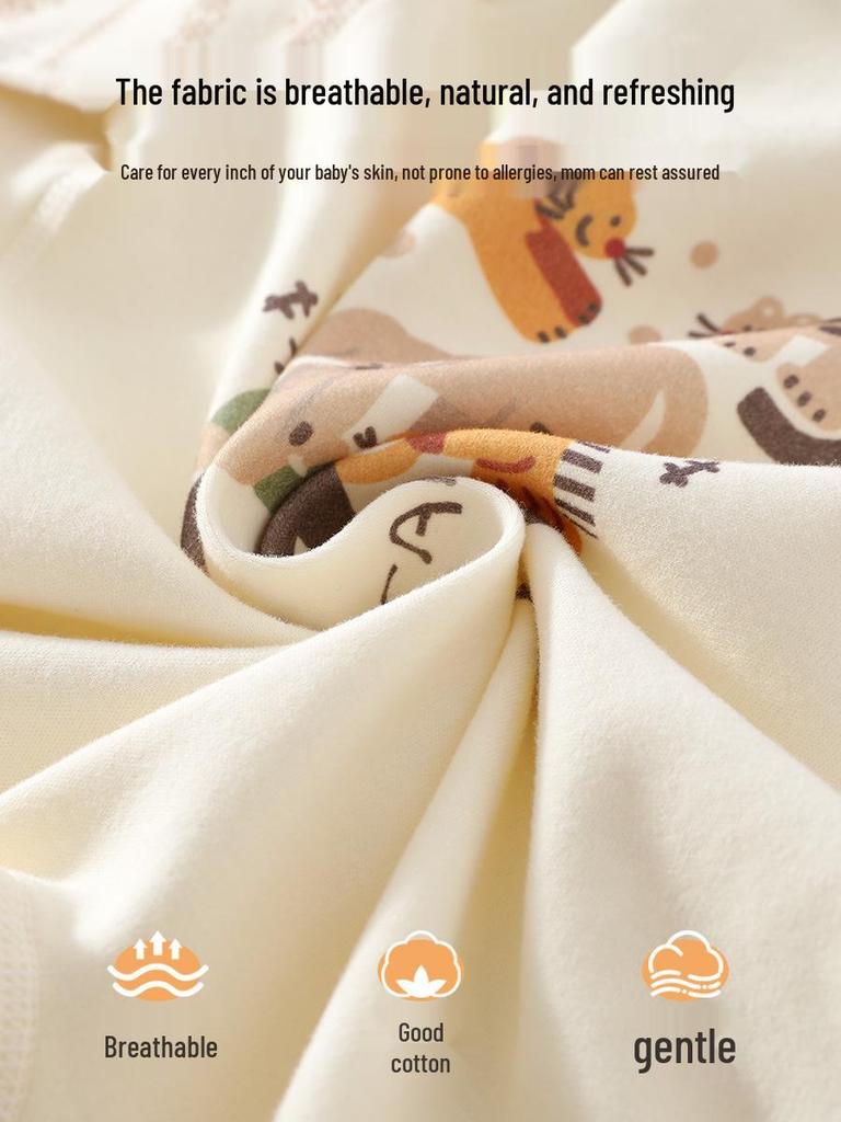 Baby Onesie: Pure Cotton Crawling Suit for All Seasons