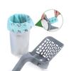 The All-in-one Litter Scooper Comes With a Roll of Garbage Bags, Making It Easy To Use and Remove Litter Clumps