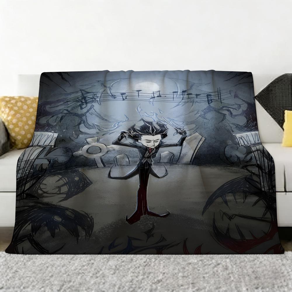 Spiel D-Dont S-Starve Wurf Weiche Gemütliche Flanell-Kuscheldecke für Sofa Schlafzimmer und Mehr