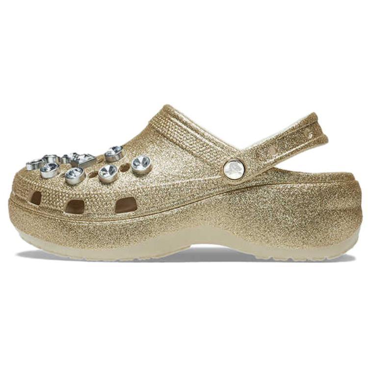 Crocs Eva Fashion Trendy Clogs Unisex Footwear Gold 211391-710